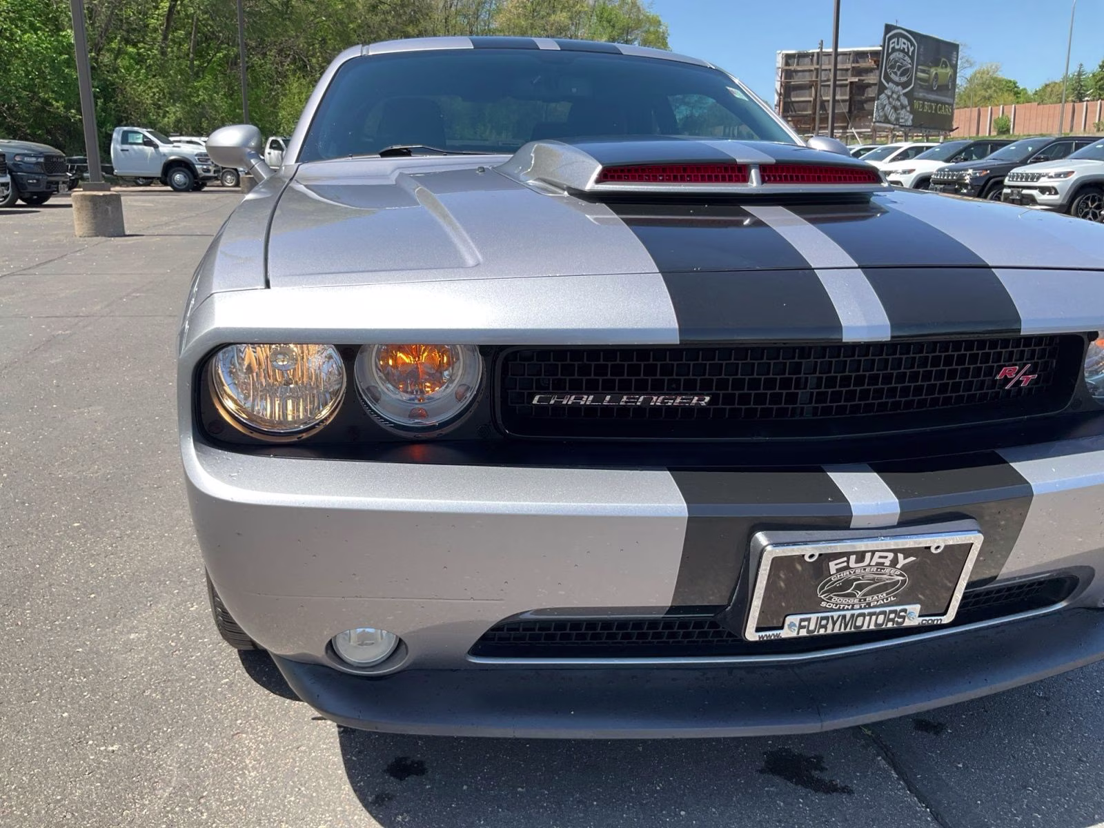 2014 Billet Silver Metallic Clearcoat Dodge Challenger R/T RWD Coupe
