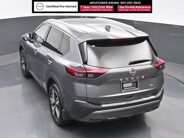 2023 Gun Metallic Nissan Rogue SL FWD SUV