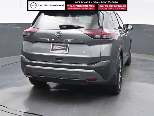 2023 Gun Metallic Nissan Rogue SL FWD SUV