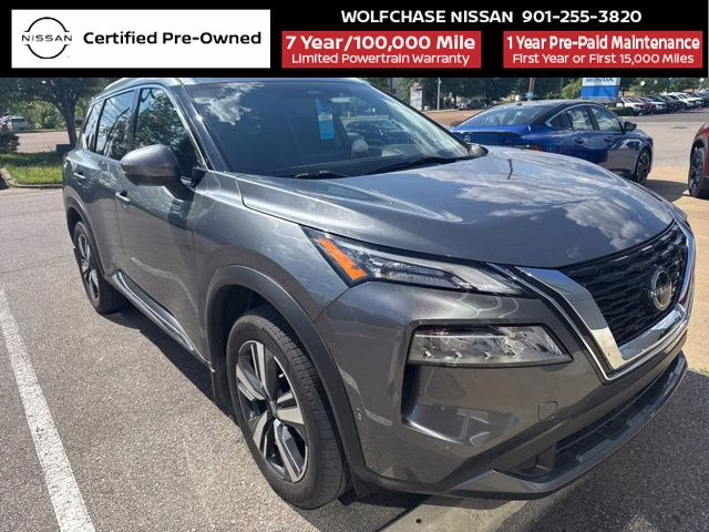 2023 Gun Metallic Nissan Rogue SL FWD SUV