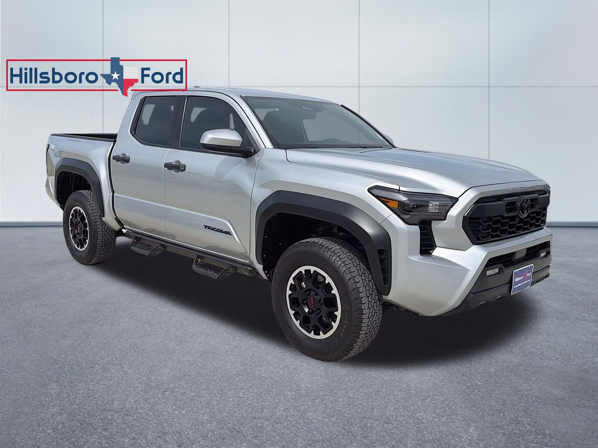 2024 Celestial Silver Metallic Toyota Tacoma TRD Off-Road 4X4 Truck
