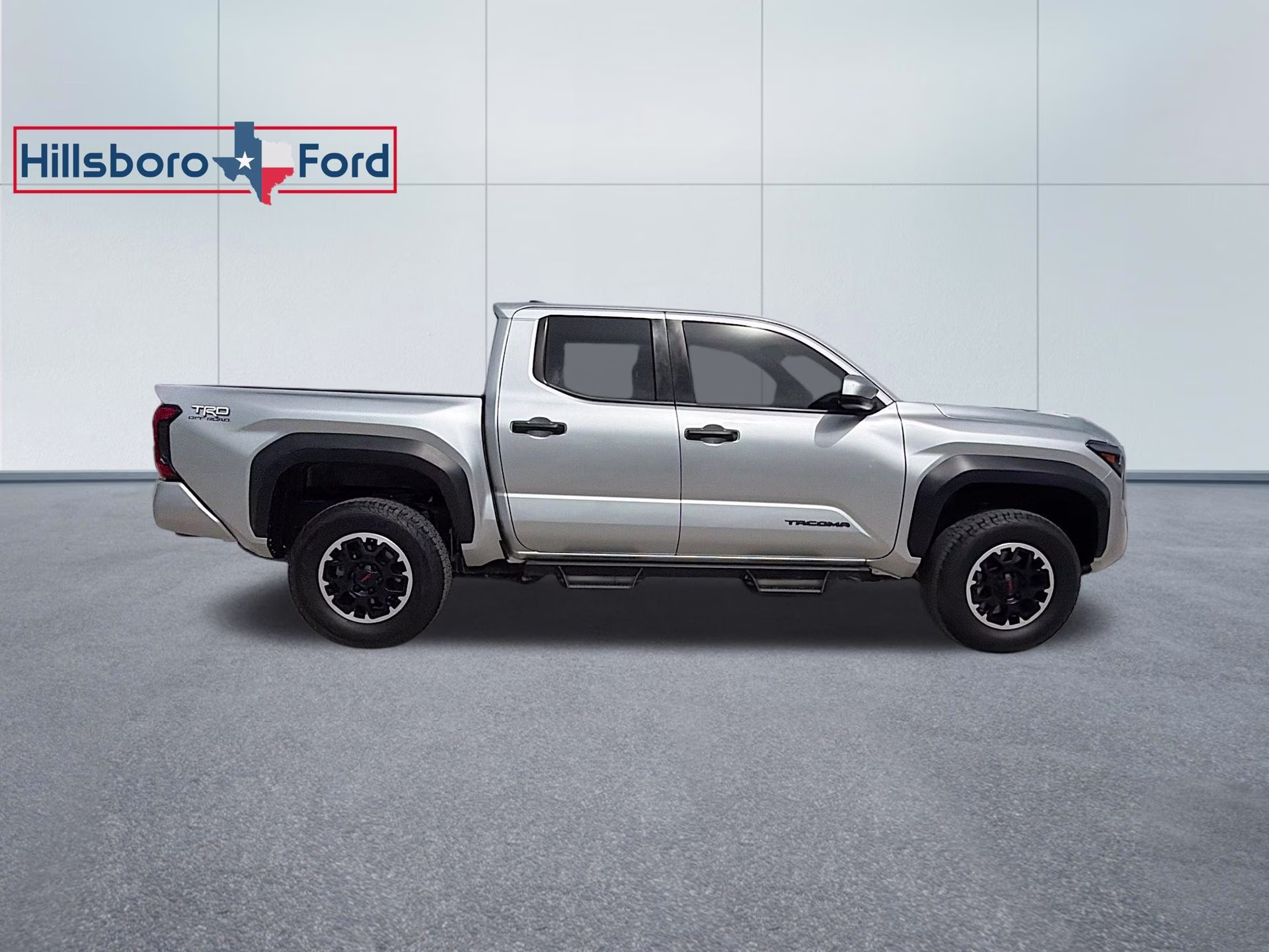 2024 Celestial Silver Metallic Toyota Tacoma TRD Off-Road 4X4 Truck