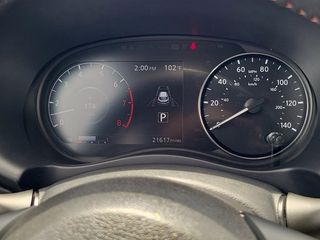 2023 Scarlet Ember Tintcoat/Super Black Nissan Kicks SR FWD SUV