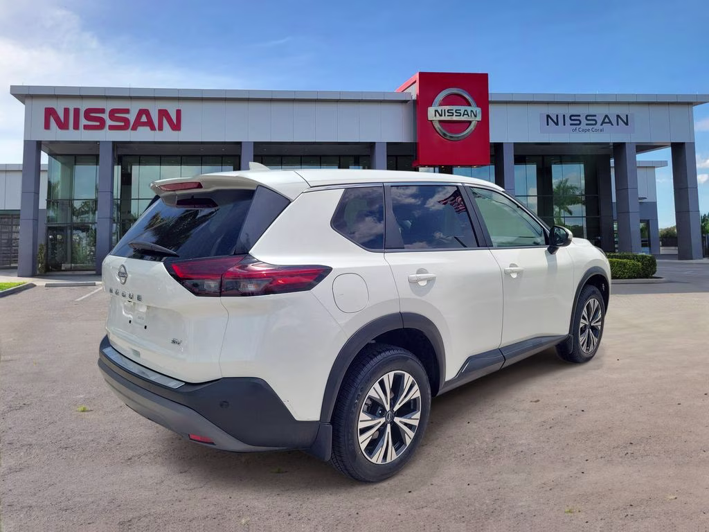2023 Pearl White Tricoat Nissan Rogue SV FWD SUV