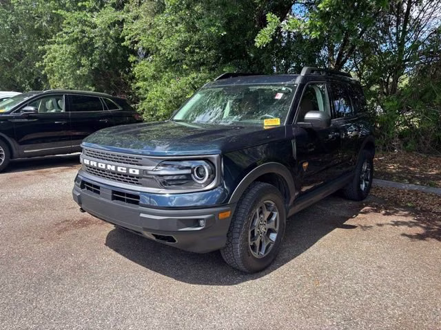2023 Blue Metallic Ford Bronco Sport Badlands 4X4 SUV