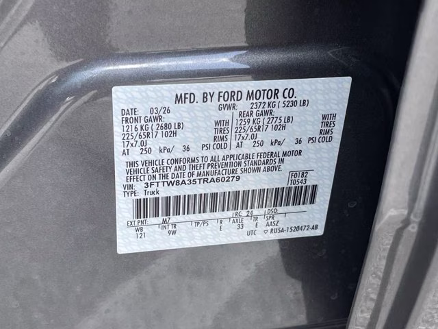 2026 Carbonized Gray Metallic Ford Maverick XL FWD Truck
