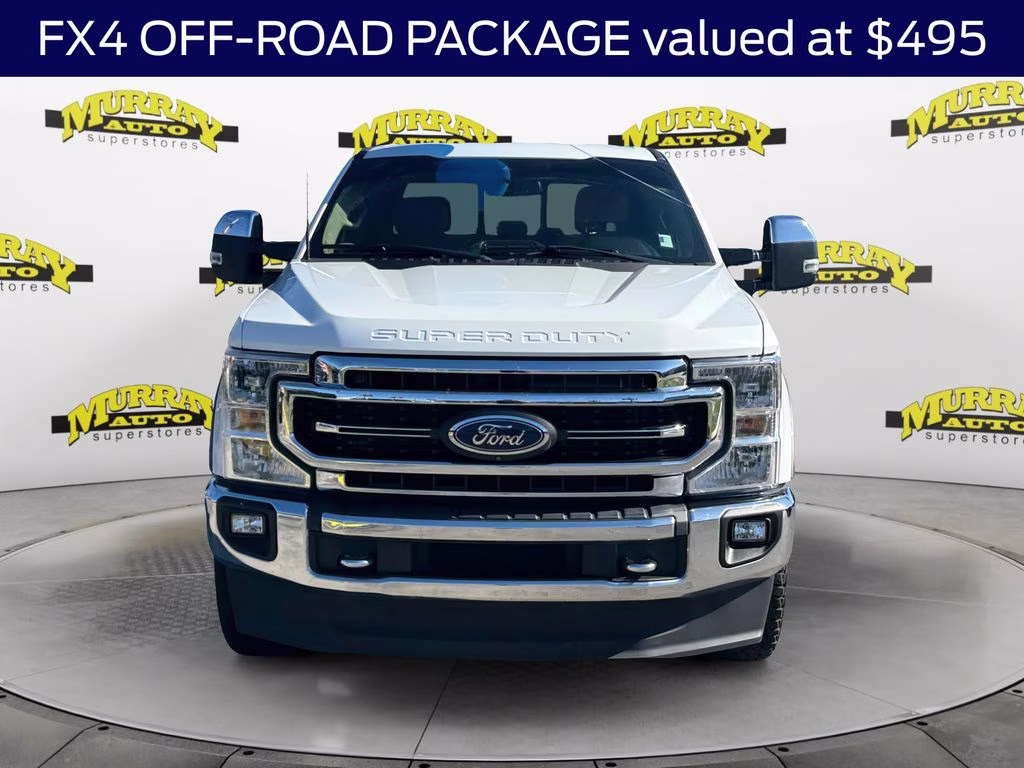 2022 Oxford White Ford Super Duty F-350 SRW Lariat 4X4 Truck