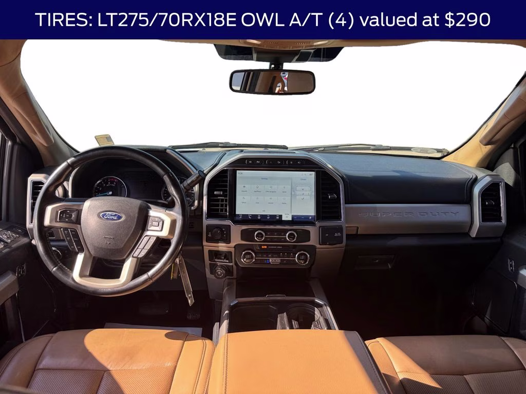 2022 Oxford White Ford Super Duty F-350 SRW Lariat 4X4 Truck