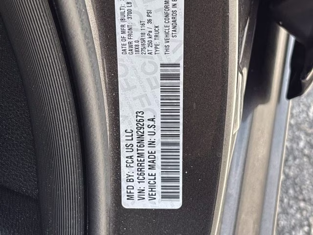2022 Granite Crystal Metallic Clearcoat Ram 1500 Big Horn RWD Truck