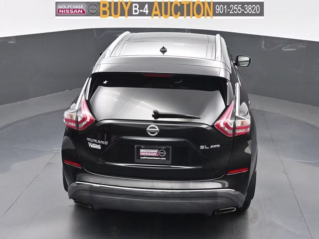 2015 Magnetic Black Metallic Nissan Murano SL AWD SUV