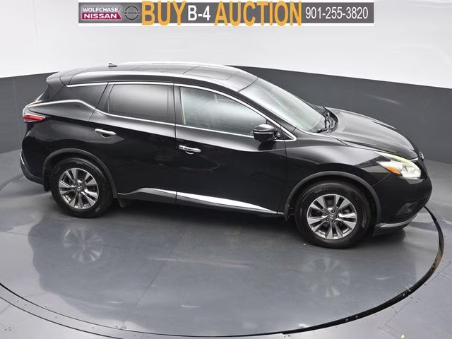 2015 Magnetic Black Metallic Nissan Murano SL AWD SUV