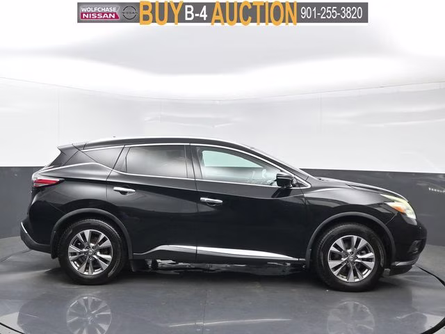 2015 Magnetic Black Metallic Nissan Murano SL AWD SUV