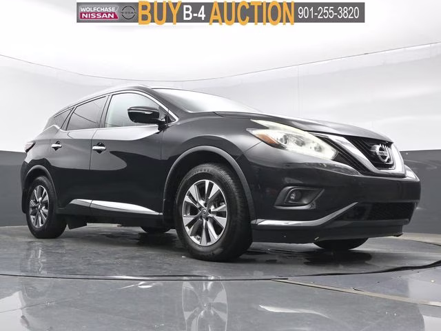 2015 Magnetic Black Metallic Nissan Murano SL AWD SUV