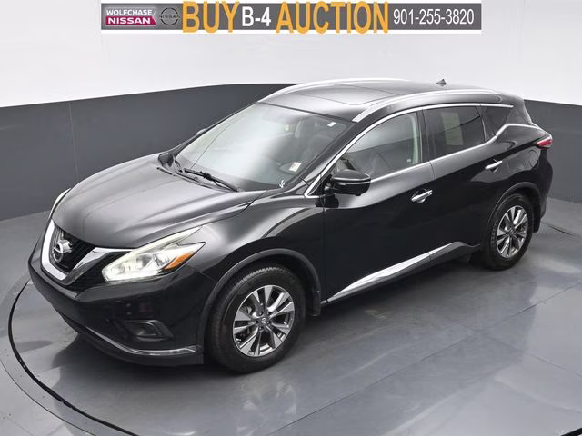 2015 Magnetic Black Metallic Nissan Murano SL AWD SUV