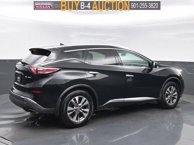 2015 Magnetic Black Metallic Nissan Murano SL AWD SUV