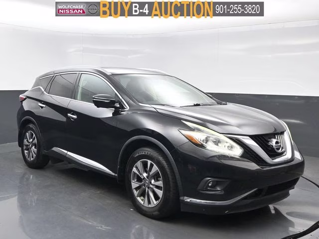 2015 Magnetic Black Metallic Nissan Murano SL AWD SUV