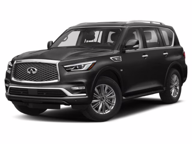 2020 Black Obsidian INFINITI QX80 LUXE RWD SUV