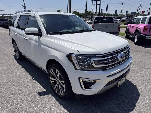 2021 White Metallic Ford Expedition Limited RWD SUV
