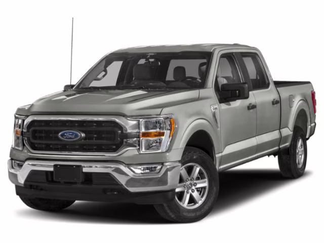 2021 Silver Ford F-150 XLT 4X4 Truck