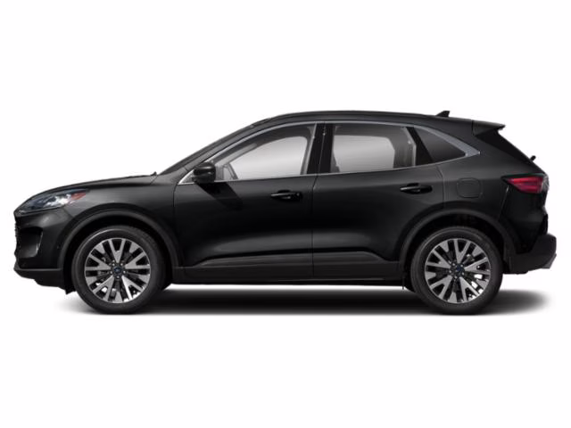 2021 Black Metallic Ford Escape Hybrid Titanium FWD SUV