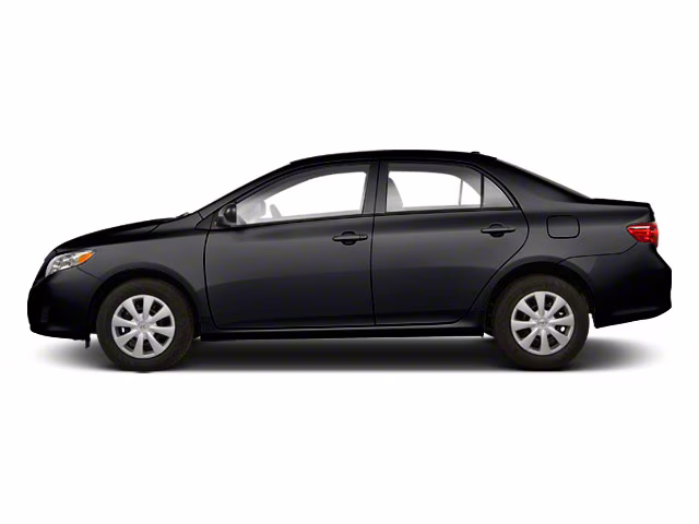 2010 Black Toyota Corolla LE FWD Sedan