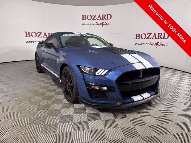 2021 Blue Metallic Ford Mustang Shelby GT500 RWD Coupe