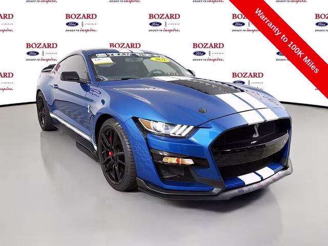 2021 Blue Metallic Ford Mustang Shelby GT500 RWD Coupe