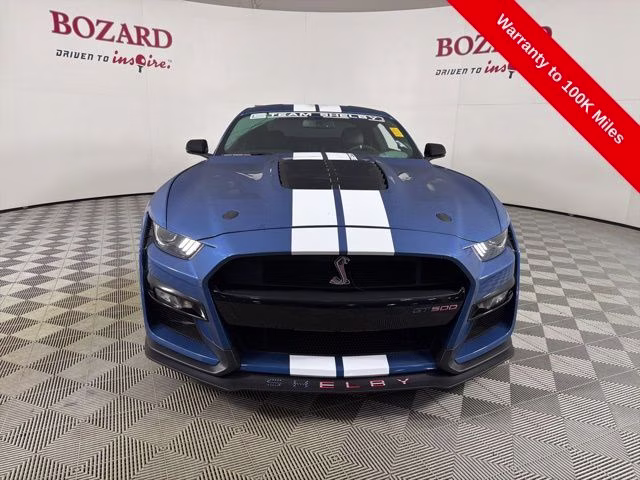 2021 Blue Metallic Ford Mustang Shelby GT500 RWD Coupe