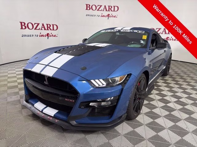 2021 Blue Metallic Ford Mustang Shelby GT500 RWD Coupe