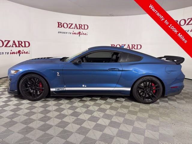 2021 Blue Metallic Ford Mustang Shelby GT500 RWD Coupe