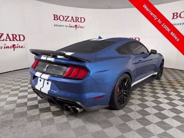 2021 Blue Metallic Ford Mustang Shelby GT500 RWD Coupe