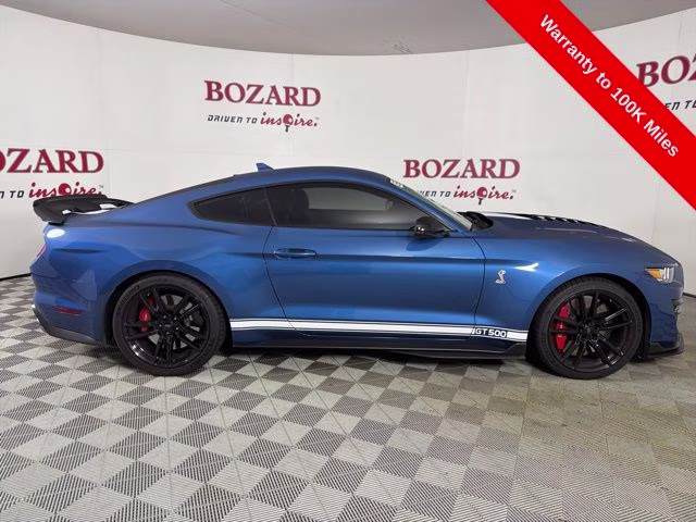 2021 Blue Metallic Ford Mustang Shelby GT500 RWD Coupe