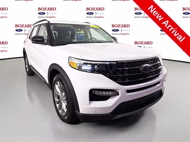 2023 White Metallic Ford Explorer XLT RWD SUV