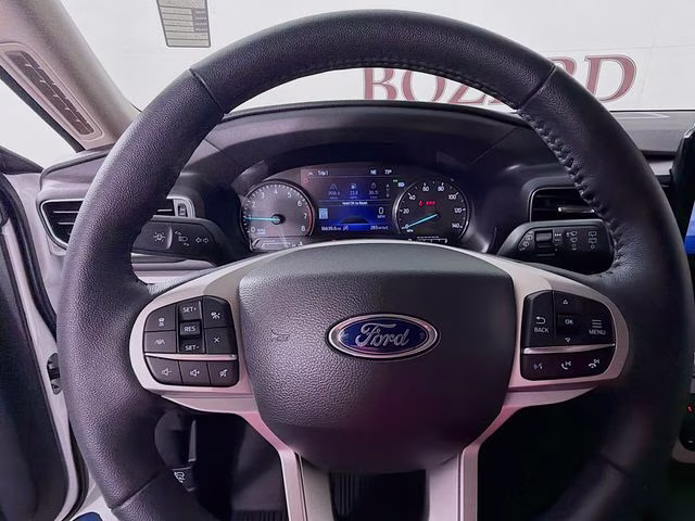 2023 White Metallic Ford Explorer XLT RWD SUV