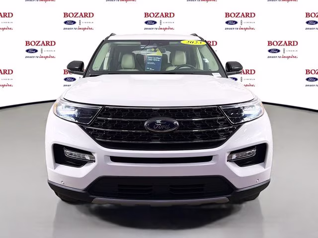 2023 White Metallic Ford Explorer XLT RWD SUV