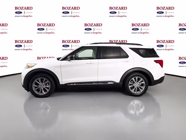 2023 White Metallic Ford Explorer XLT RWD SUV