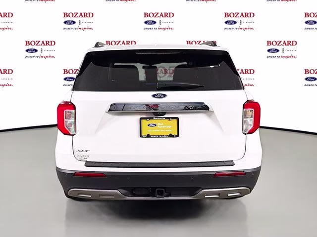 2023 White Metallic Ford Explorer XLT RWD SUV
