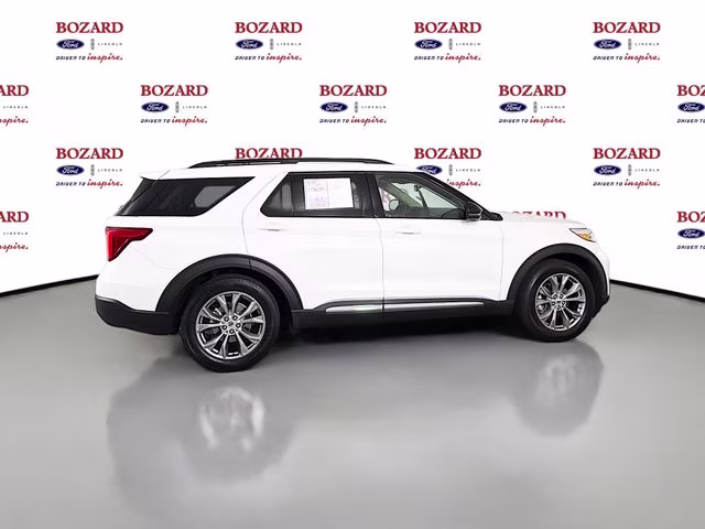 2023 White Metallic Ford Explorer XLT RWD SUV