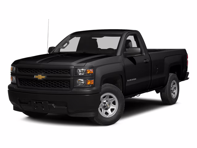 2014 Black Chevrolet Silverado 1500 Work Truck 4X4 Truck
