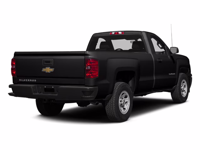 2014 Black Chevrolet Silverado 1500 Work Truck 4X4 Truck