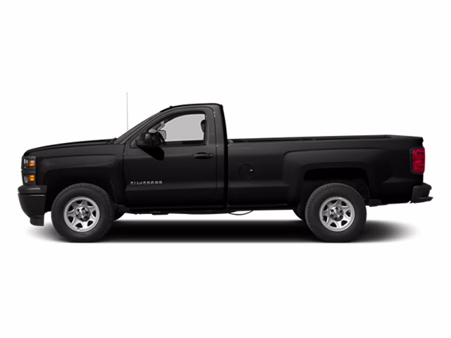 2014 Black Chevrolet Silverado 1500 Work Truck 4X4 Truck