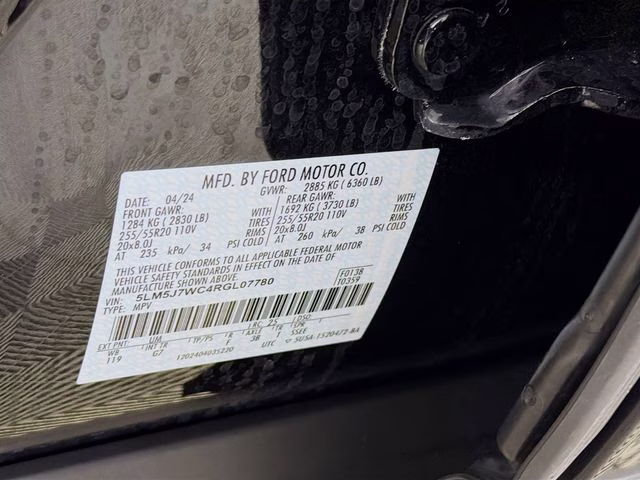 2024 Black Metallic Lincoln Aviator Reserve RWD SUV