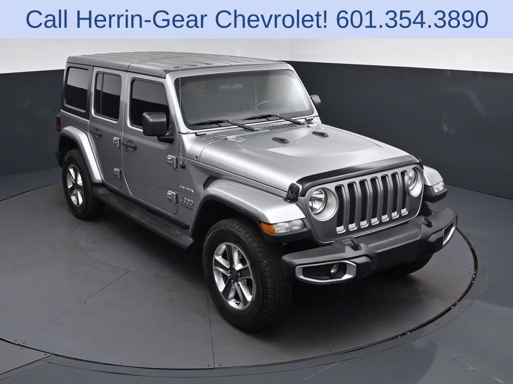 2021 Billet Silver Metallic Jeep Wrangler Unlimited Sahara 4X4 SUV