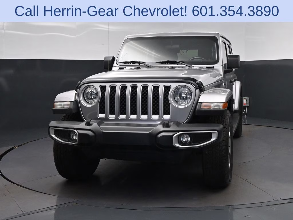 2021 Billet Silver Metallic Jeep Wrangler Unlimited Sahara 4X4 SUV