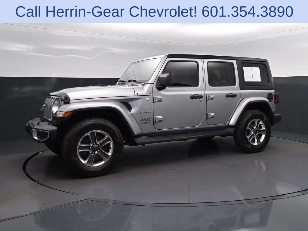 2021 Billet Silver Metallic Jeep Wrangler Unlimited Sahara 4X4 SUV