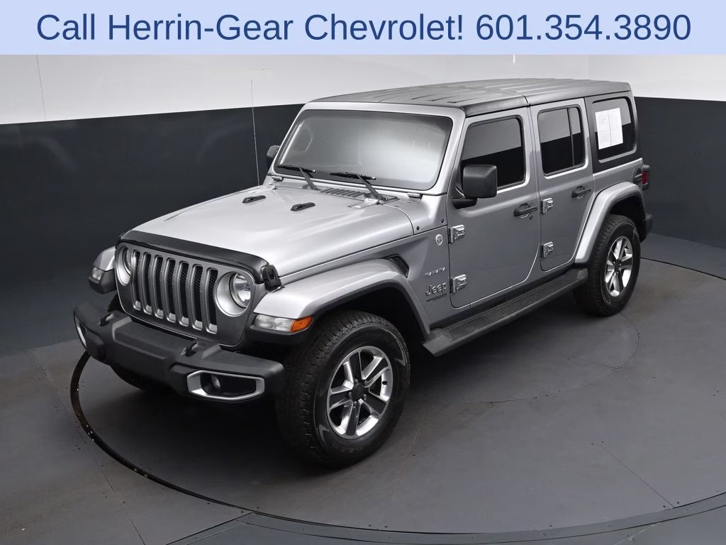 2021 Billet Silver Metallic Jeep Wrangler Unlimited Sahara 4X4 SUV