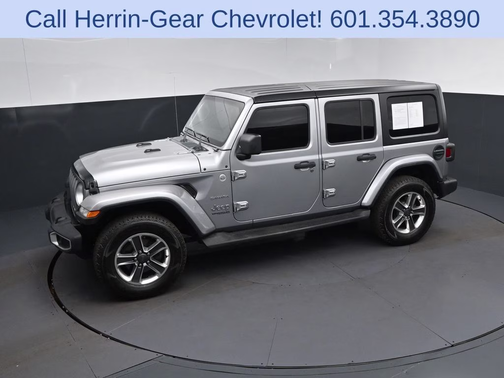 2021 Billet Silver Metallic Jeep Wrangler Unlimited Sahara 4X4 SUV