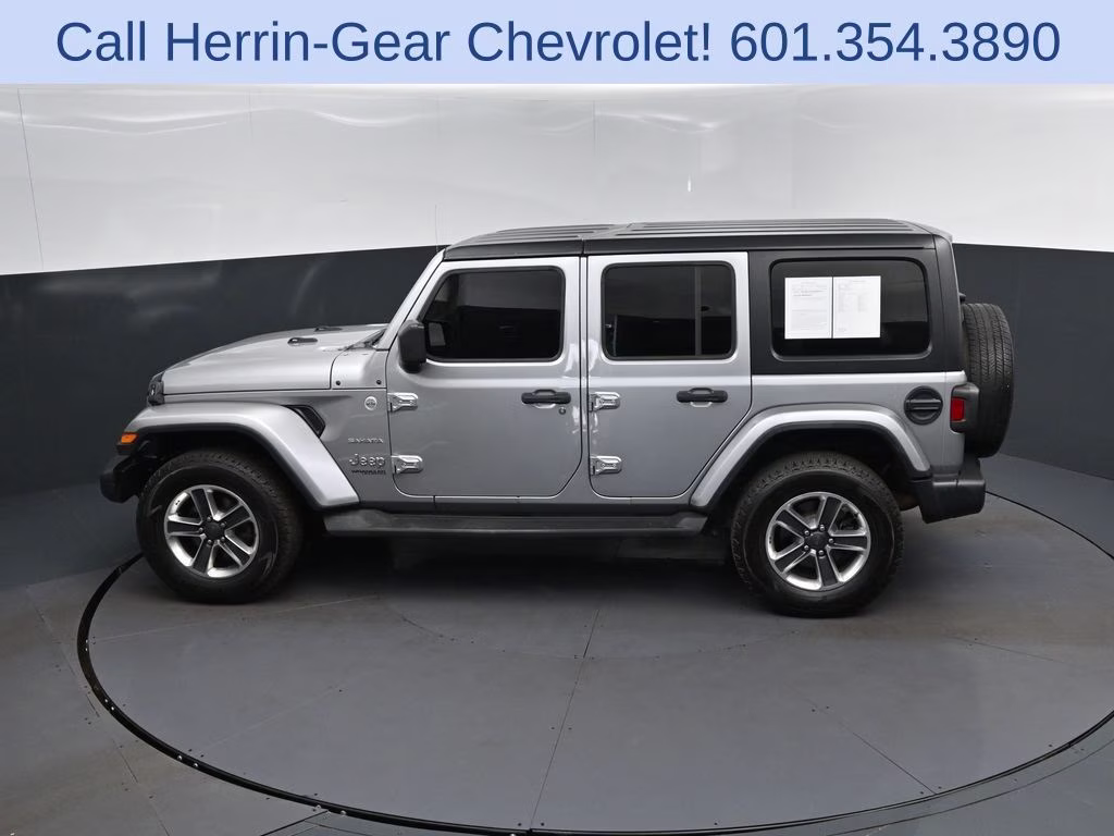 2021 Billet Silver Metallic Jeep Wrangler Unlimited Sahara 4X4 SUV