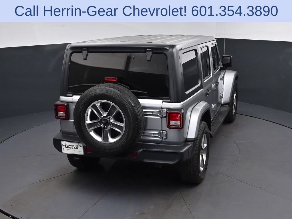 2021 Billet Silver Metallic Jeep Wrangler Unlimited Sahara 4X4 SUV