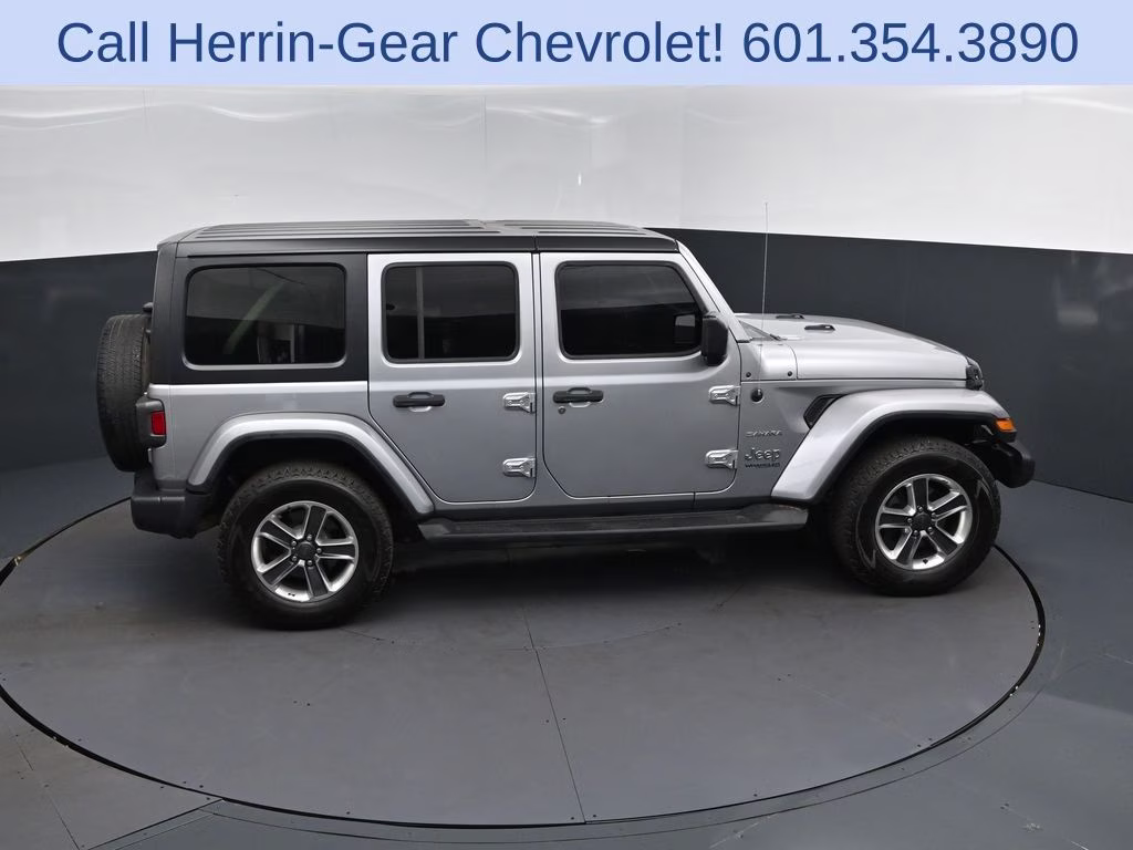 2021 Billet Silver Metallic Jeep Wrangler Unlimited Sahara 4X4 SUV